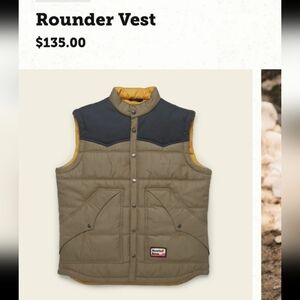 Men's Howler Bros Size L ROUNDER VEST NWOT